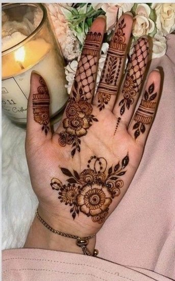 Arabic Mehndi for Raksha Bandhan