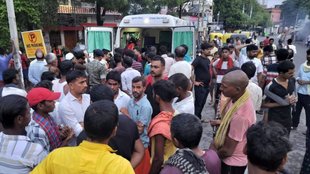 bihar, stampede, mandir