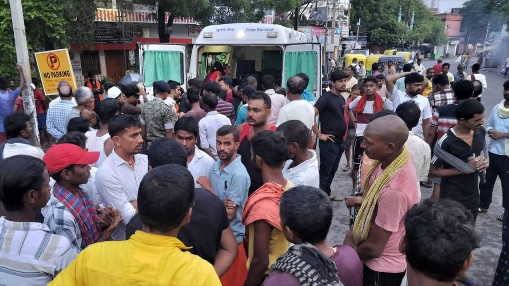 bihar, stampede, mandir