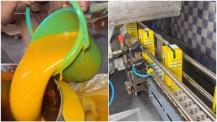 Mango juice viral video, Viral video mango juice