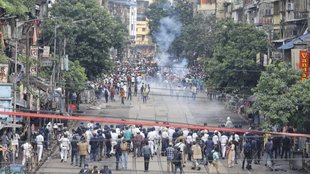 nabanna march | west bengal | kolkata |
