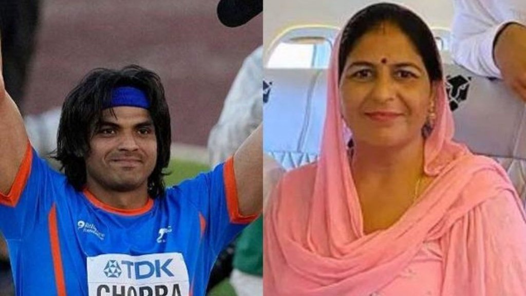 नीरज चोपड़ा की मां ने जीता दिल