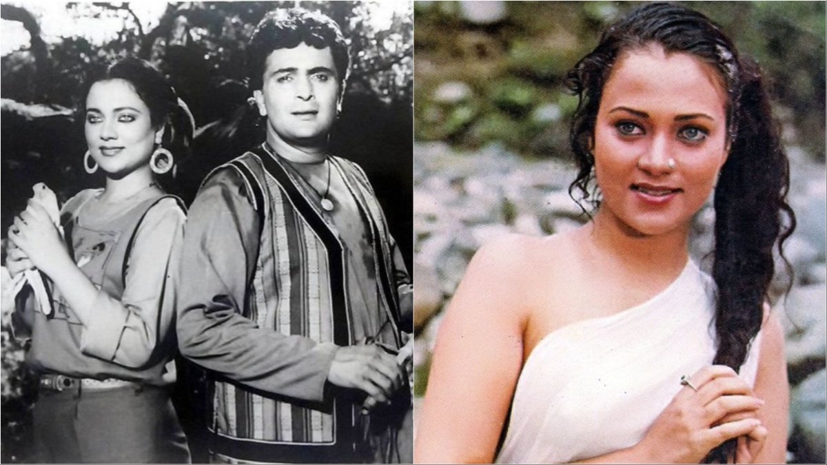 Rishi Kapoor and Mandakini Rishi Kapoor and Mandakini