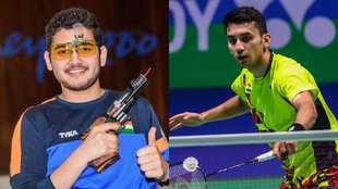paris olympics 2024, anish bhanwal, lakshya sen