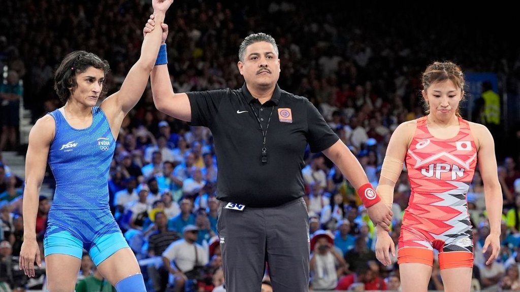 Paris Olympics 2024, Paris Olympics,Vinesh Phogat vs Yui Susaki