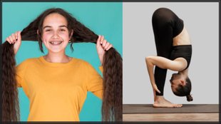 Best Yoga For Hair Growth । Yoga For Hair । Sarvangasana For Hair । Uttanasana For Hair