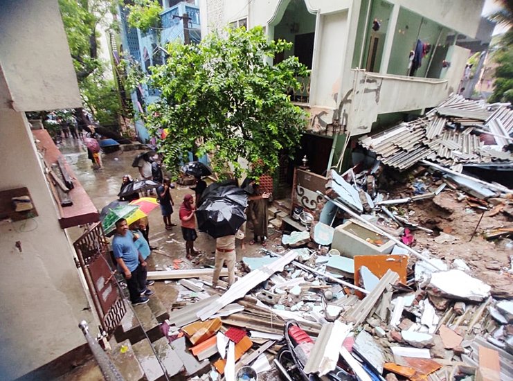 Heavy rainfall Vijayawada