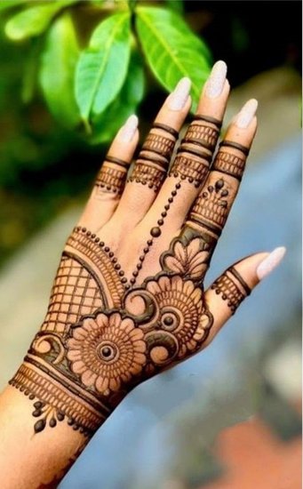Traditional Indian mehndi designs