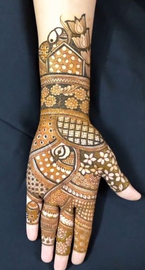 Mehndi designs for Jivitputrika Vrat