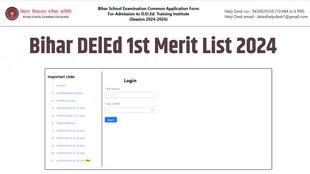 BSEB DElEd Merit List 2024, Bihar DElEd 2024, DElEd 1st Merit List Link, Check BSEB DElEd Merit List, Bihar School Examination Board DElEd