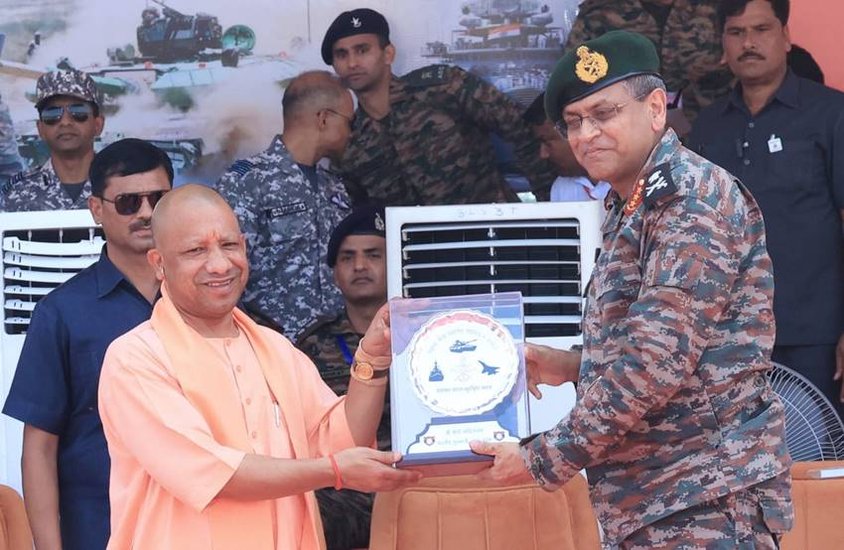 Armed Forces Festival CM Yogi Photos