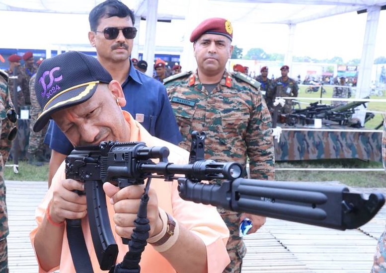 Armed Forces Festival Pictures Of CM Yogi