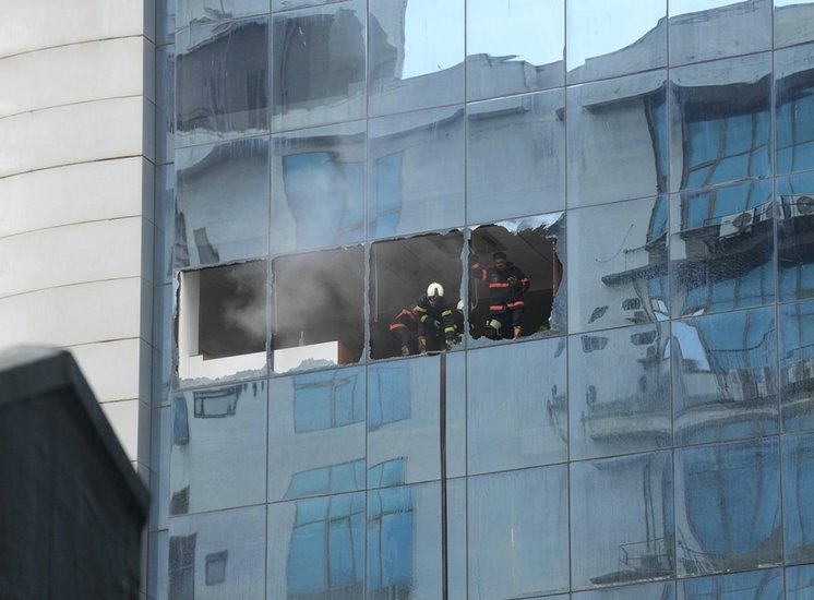 15-storey building fire