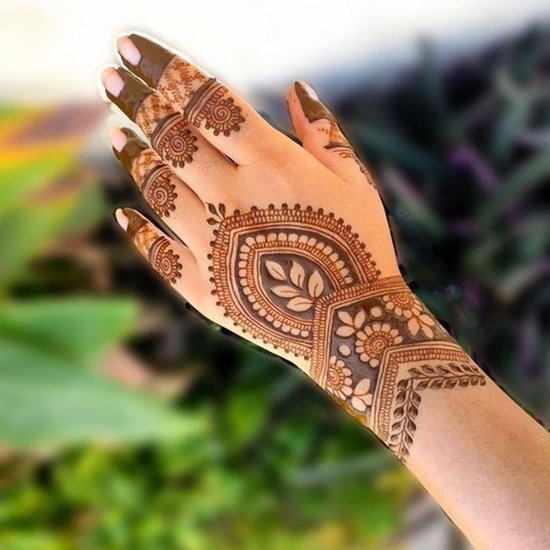 Ganesh and Shiva Mehndi Designs