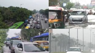 Delhi-NCR Weather Update | Weather Update | Rains Traffic snarls
