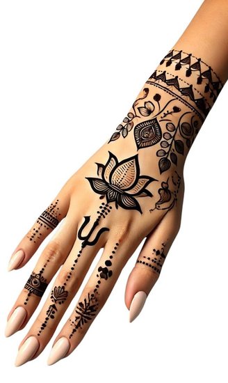 Easy Mehndi Designs for Navratri