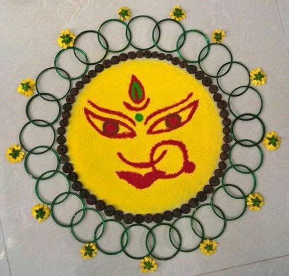 Simple Rangoli designs