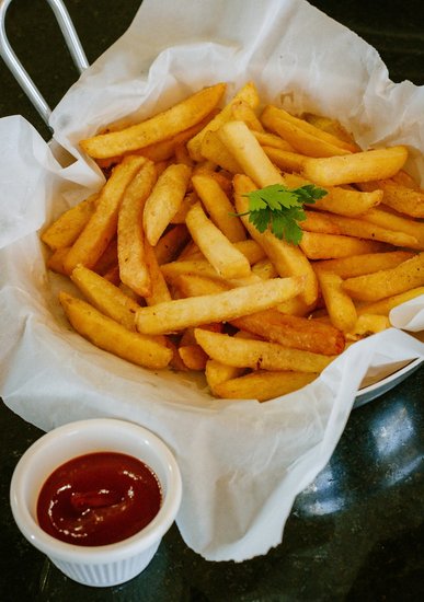 Fried foods after ice cream