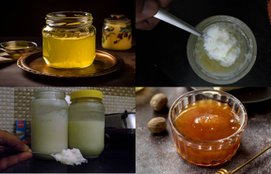 How much animal fat is mixed in 1 kg of ghee