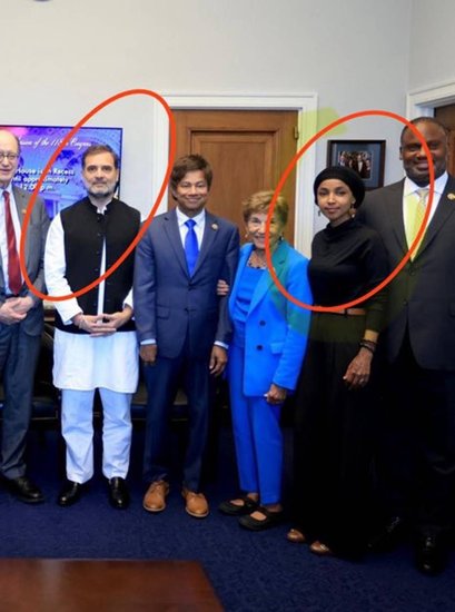 Rahul Gandhi met anti-India