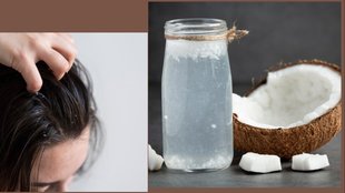 coconut water for hair fall
