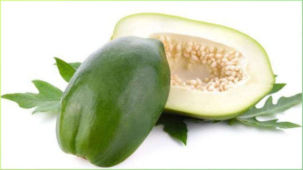 Unripe papaya for weight loss in hindi