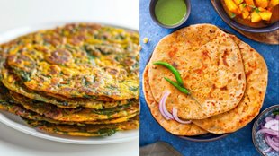 Difference between thepla and paratha in hindi