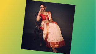 Lal par sada Saree Silk Traditional Bengali saree