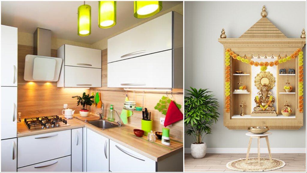 how to clean pooja room and kitchen items