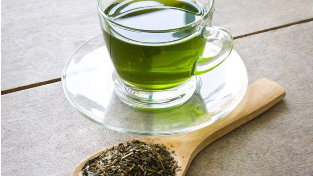 1 cup green tea recipe in hindi