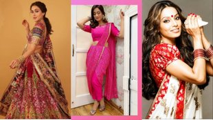 9 days and 9 colors of Navratri Looks Outfit ideas