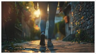 Evening walk benefits
