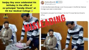 Misleading claim about Kolkata murder accused