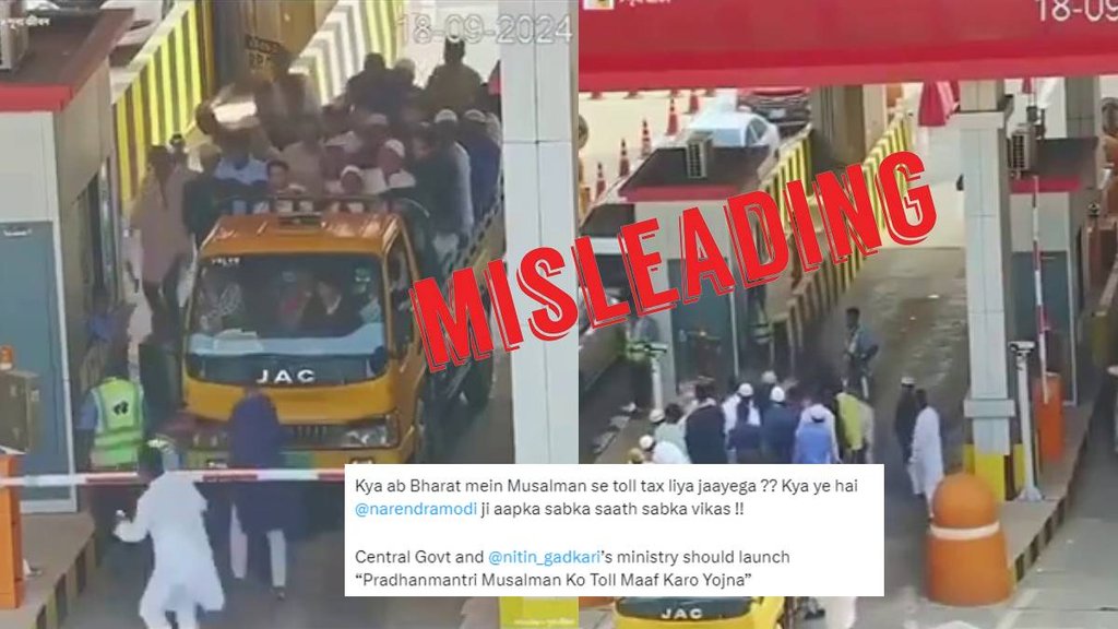 Misleading claim about toll plaza vandalism in Bangladesh