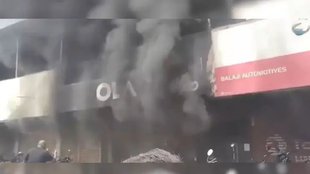 Ola Showroom Set On Fire In Karnataka