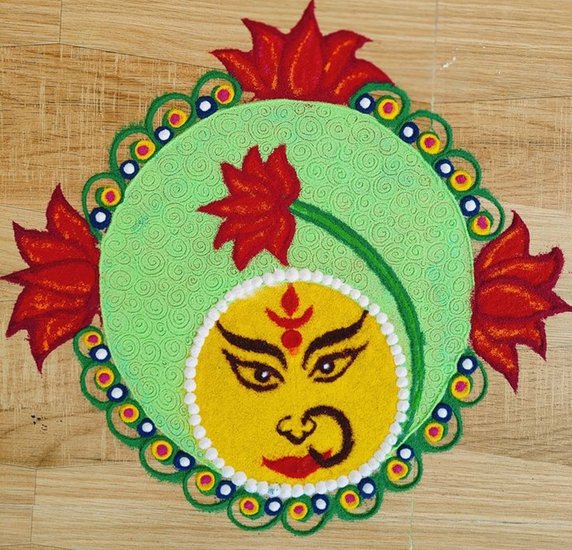 Navratri Rangoli designs