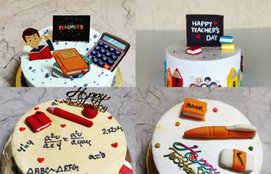 Happy Teacher's Day Cake Design