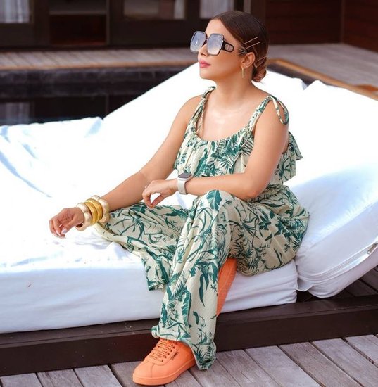 Tina Datta vacation Look