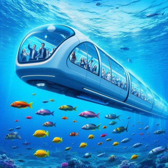 train runs underwater in these countries