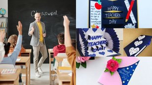 Unique Teachers Day greeting cards