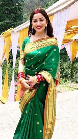 Green saree ideas