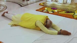 narendra modi happy birthday ashtanga namaskara yoga steps