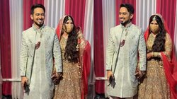 VIDEO: मास्क पहने हुई अदनान शेख की दुल्हन की एंट्री, फेरारी से विदा करके बेगम को घर लाए दूल्हे राजा