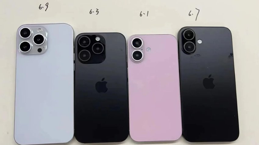 iPhone 16 Series Screen size