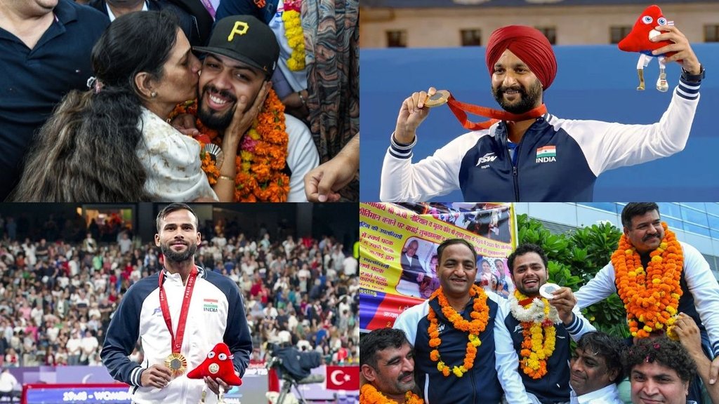 indian athletes, paris paralympics