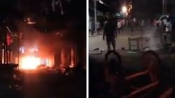 गुजरात के बाद कर्नाटक में बवाल, गणेश विसर्जन के दौरान दुकानों को किया आग के हवाले