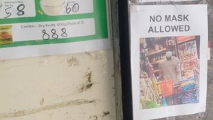 mask ban| bengaluru| supermarket