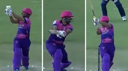 4 छक्के और 3 चौके…, अफगानिस्तान के बल्लेबाज का तूफान, एक ही ओवर में टीम के खाते में आए 33 रन