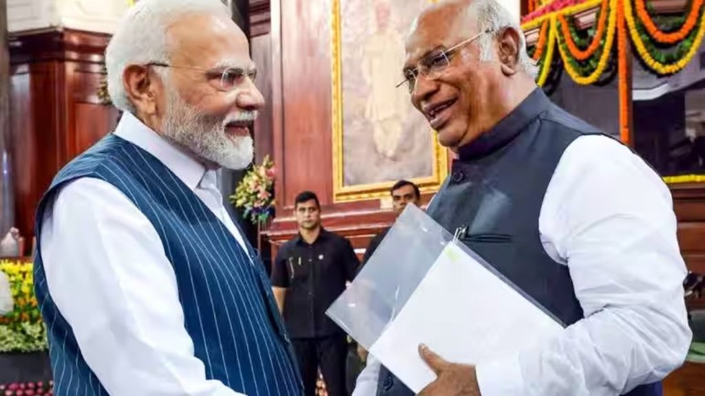 mallikarjun kharge, mallikarjun kharge falls ill, pm modi,
