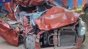 road accident, accident, noida
